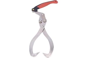Yosoo Health Gear Pince à main pour bûches d'arbres, outil de manutention du bois