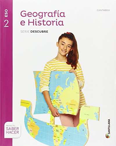 GEOGRAFIA E HISTORIA 2ESO CANTABRIA + CUADERNO SANTILLANA EDUCACIÓN