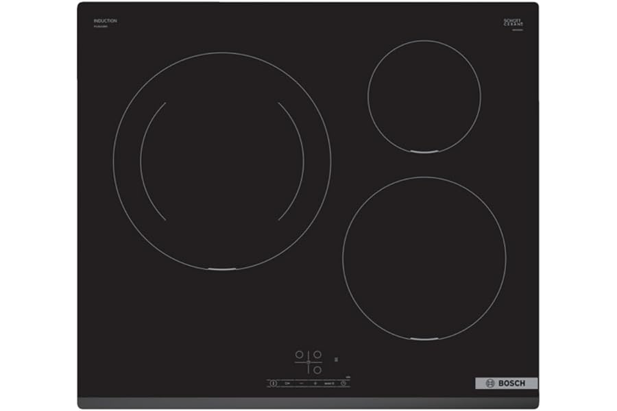 Bosch - Placa de inducción, 60 cm, Función Sprint, Negro, PUJ631BB5E