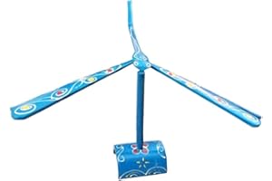 TOYANDONA Libellule Jouet Bambou Libellule Jouet D'équilibrage Sculpté à La Main Peint Auto Équilibrage Libellule Jouet en Bois Cadeau de Faveur de Fête de Pâques (Bleu)