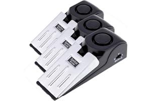 Mengshen MS-M68 Ogranicznik bezpieczeństwa, blokada drzwi, w podróży, alarm bezpieczeństwa, do domu, 120 dB, opakowanie 3 szt.