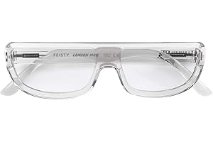 LONDON MOLE Eyewear - Feisty Blue Light Blocking Glasses - Rectangle/Square Glasses - Cool Blue Light Glasses - Anti-headache- Computer Glasses - Gaming Glasses - Unisex for Men and Women