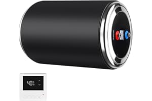 FVSTR Dual Power Water Heater, 12V DC 200W/230V AC 1500W, 15L, for Caravan Camping UK Plug 230v RV Tank Water Heater, Instant for RV, for Camper with Double Power Supply & Remote Controller