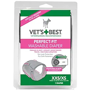 Vet's Best Perfect-Fit Washable Female Diaper - XXS/XS