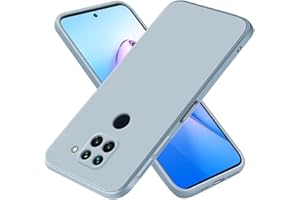 EASSGU Custodia per Redmi Note 9 (4G) (6.53" Inches), Cover Morbida in Silicone TPU - Blu fumo