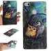 Produktbild Nancen Xiaomi Mi 4S / M4s Hülle, Ultra Dünn Spezielle Weiche TPU Full Silikon Cover Case Handyhülle Schutzhülle Tasche [Zwei Eulen]