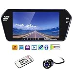 7 Inch Full HD Touch Screen Bluetooth LED Screen+8LED Reverse...