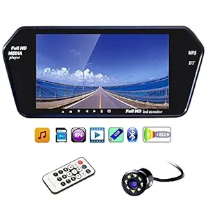 7 Inch Full HD Touch Screen Bluetooth LED Screen+8LED Reverse Camera for Maruti Suzuki Swift New