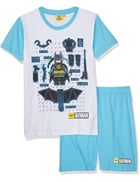 LEGO Batman Jungen Shorty-Pyjama - weiß