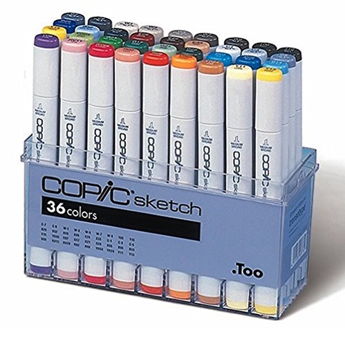 Copic Sketch Marker Zeichenstift-Set 36 Stück - 6