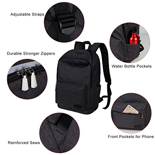 ibagbar Laptop Rucksack Herren Tasche  Schultasche   Arbeitsrucksack mit Laptopfach f  r Notebooks bis 15 6 Zoll