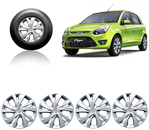 Auto Pearl - Premium Quality Car Full Silver Wheel Cover Caps 14" Press Type Fitting for - Ford Figo Type-1 RS.1499 (50.00% Off) - Amazon