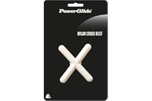 PowerGlide Snooker, Pool or Billiard Cue Rest | Brass or Nylon White | Spider, Cross or Bridge Rest