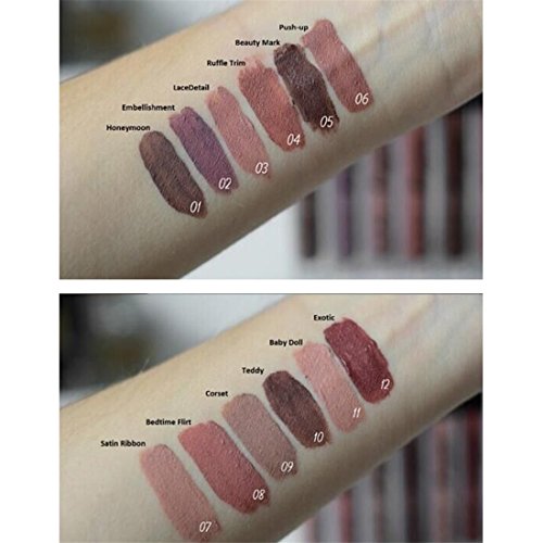 VWH 1pcs Luxus Metallische Wasserdicht Lipgloss flüssiger Lippenstifte - 5