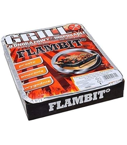 Griglia Carbonella Grill Portatile Monouso OSMA-WERM - Con Carbonella E Accendifuoco, Griglia 30x25cm Griglia Usa E Getta Per Esterni