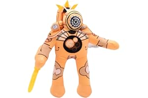 LabDip Monsters Plush Toys,Stuffed Funny Game Cartoon Plush Figure,Titan Clock Man,Toilet Horror Game Brown Plush Doll,Anime Game Plush Doll Birthday Gift for Fans and Kids