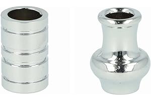 LK TREND & STYLE Glutkiller cromato per posacenere e mani pulite (vaso + cilindro = 2 glutkiller)