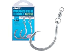 BKK Anzuelos con girell INOX Monster Circle 6/0 uds. 2 Modelo S-UA2012021HG