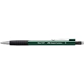 Faber-Castell Grip 1345/47 Versatile Pen, 0.5 mm, Dark Green, Ergonomic Grip, Spring Tip, Long Eraser, Modern Design