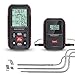 Produktbild Inkbird IRF-2S Remote Wireless Smoker Fleischthermometer Funk Thermometer mit Temperaturfühlern für Kochen von BBQ,Ofen,Raucher,Grills bis zu 300M (IRF-2S+3 Temperaturfühler, Rot)