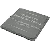 Funny Coaster for Mum - Reserved for Mum's Drink, If You Can Read This Get Her Another One (scmumdrink)