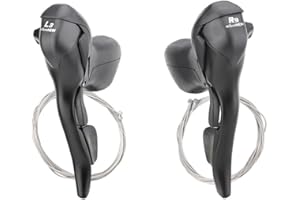 microNEW Road Bike Shifter 2/3X7/8/9/10/11Speed for Shift and Brake Lever 2 in 1 (L3*R9)