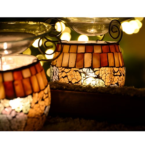 Duftlampe Tunis Aromalampe Mosaik-Glas Vernebler Deko aroma melts - 2