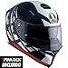 Produktbild Helm AGV K-5 S Darkstorm schwarz matt/rot S Schwarz