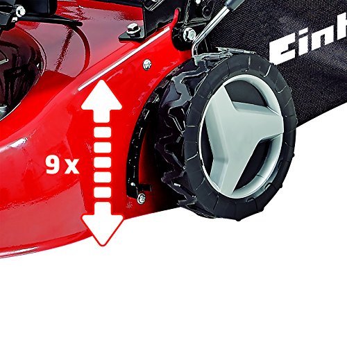 Einhell Benzin Rasenmäher GC-PM 46 (1,9 kW, 139 cm³, 46 cm Schnittbreite, 50 l Fangsack, empfohlen bis 1200 m²) - 5