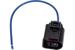 EMSea 2-poliger Lichtmaschinen Reparaturstecker Kabelbaum Stecker Lichtmaschinen-Stecker Kabelstecker Lichtmaschinen Kabelbaum Reparatur PL13-WL1 4D0971992 mit 15cm Langem Kabel Kompatibel mit Ford