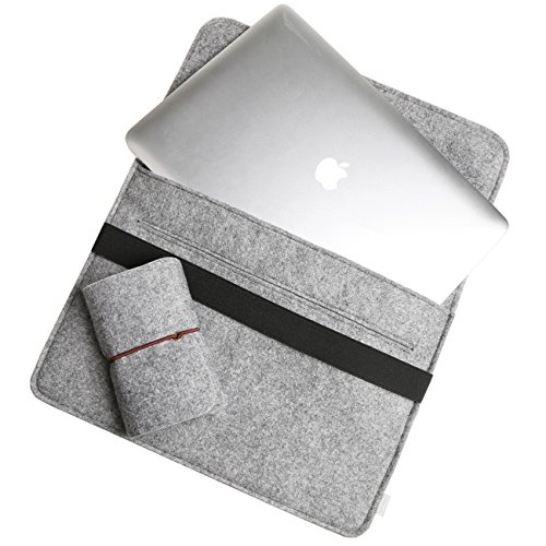 Inateck 13,3 Macbook Air Hülle Ultrabook Laptop Tasche Filz Sleeve Speziell für Macbook Pro 13 Retina und Macbook Air - 3