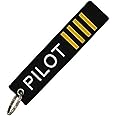 SOLDOUT Synthetic Aviation Keychain Key Chain for Flight Crew | Pilot | Cabin Crew (Captain)