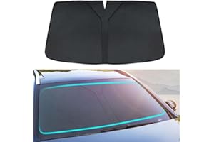 LUKBUT Adatto per Volvo XC40 XC60 XC90 2005-2022, Parasole per parabrezza, Parasole per auto pieghevole, Interni automobilistici per protezione solare