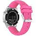 Produktbild MoKo Armband für Samsung Gear S3 Frontier/Galaxy Watch 46mm / Classic Watch - Silikon Sportarmband Uhr Band Strap Erstatzband Uhrenarmband, Barbie Pink (Nicht für Gear S2 Classic)