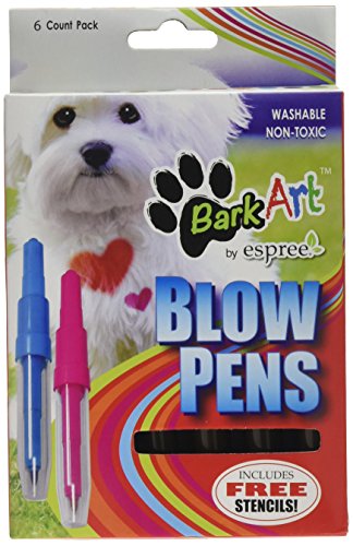 Espree-Bark-Art-Pet-Blow-Pens-Brown-Pack-of-6