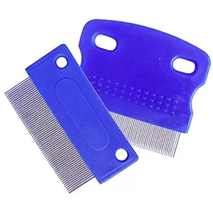 zYoung 2 Pcs Dog Comb, Tear Stain Remover, Dog Eye Stain Remover, Dog Grooming Comb, Comb for Dogs, Gently Removes Mucus and Crust, Tear Stain Remover for Dogs, Pet Tear Stain Remover