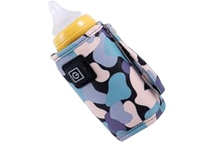 Pojemnik na ciepło mleka USB, MoreChioce przenośny podróżny podgrzewacz do butelek dla niemowląt uniwersalny trzybiegowy regulowany podgrzewacz do butelek mleka utrzymuje ciepło mleka dla niemowląt do wewnątrz i na zewnątrz, czarny