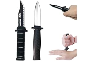 COYUN 2 x Disappeared Trick Knives, Retractable Blade, Fake Theatre Masser, Magic Knife, Plastic Joke Items, Magic Trick Props for Children, Adults, April Fool's Day Joke, Classic Style