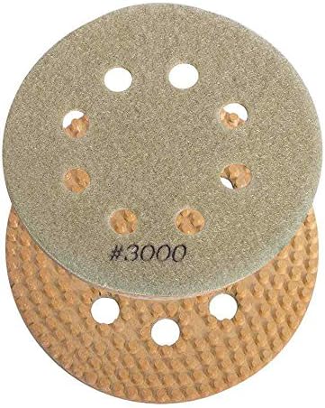 Specialty Diamond BRTD63000 3000 Grit 6" Thin Dry Pad for Orbital Sanders