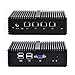 Produktbild Qotom-Q190G4N-S08 Nano ITX Mini PC with 8GB RAM, 16GB SSD, WiFi Intel Celeron J1900 Processor Quad Core Quad NIC 2.0 GHz 4 USB + 4 LAN Linux Mini PC Fanless