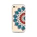 Produktbild KSHOP Hülle Crystal Case Schutzhülle Cover für iphone 6 plus /iphone 6s plus 5.5" Hülle TPU Silikon Schlank Durchsichtig Transparent kratzfeste stoßdämpfende - Designs Mandala Orange - Blau