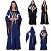Produktbild AAAHOMEEU Halloween Hüte, Europäische Retro Gericht Kleider, Luxus Königin, Kleid, Bar, DS, Bühne, Party, Damen (S-XL)