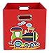 Modern Littles Folding Storage Bin (Nuby Red Train)