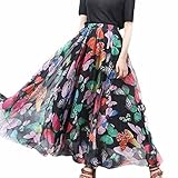 Der Rock mit einer super großen Saum,die Länge der Saum ist etwa 6-8 Meter, die innere Länge beträgt 3,9 kürzer ist als die äußere Länge