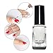 More Care Women Liquid Tape Latex Tape Peel Off Nail Polish Base Coat Nail Art Liquid Palisade 60*21mm (White)