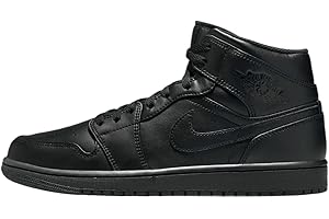 NIKE Air Jordan 1 Mid Men's Trainers Sneakers Basketball Fashion Leather Shoes