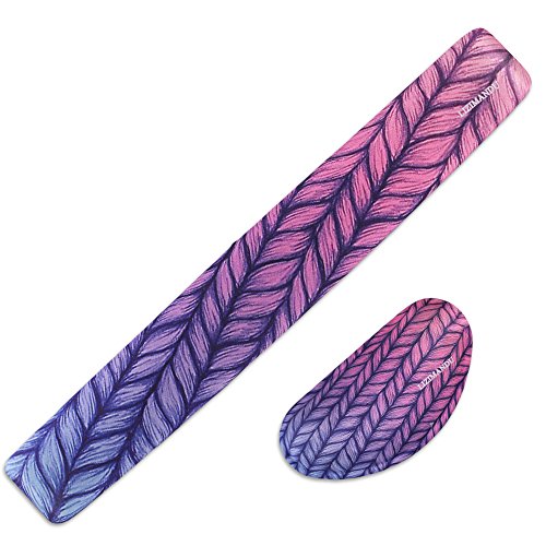 Lizimandu Tastatur Handgelenkauflage Pad und Maus Handballenauflage Auflage Handgelenk Rest Unterstützung, Anzug für Gaming / Office / Home(Steigungsseil/Gradient Rope)