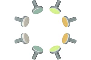 Megainvo Almohadillas Cortaúñas Bebe Electrico, Almohadillas de Uñas Bebe Eléctrico Estándar, 8pcs Cabezas de Molienda de Reemplazo para Lima de Uñas para Bebé