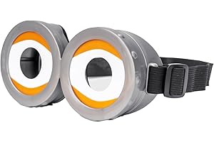 FVCENT Men's Costume Accessory 3 Pcs Costume Accessories Includes Vintage Steampunk Goggles Glasses Yellow Beanie Knit hats Black Gloves