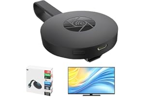 GENERIC Wireless HDMI Display Adapter, 1080P Screen Mirroring Dongle with Dual H.265 Decode, Supports DLNA, Airplay, Miracast, AirMirror for TV/Projector/Monitor Use, Compatible with Android/iOS/Windows/Mac